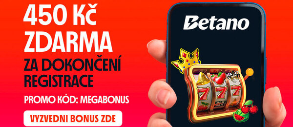 Betano bonus 450 Kč za registraci