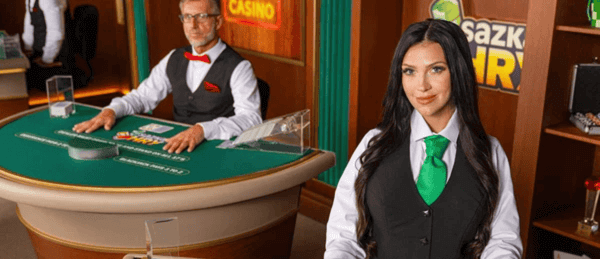 Sazka spustila živé casino Sazka Hry Live