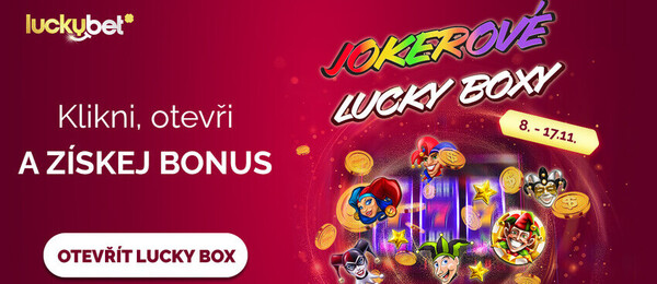 V online casinu LuckyBet můžete otevírat Joker Lucky Boxy