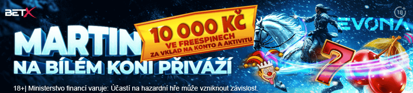 Online casino BetX dává hráčům možnost, jak získat až 10 000 Kč ve free spinech